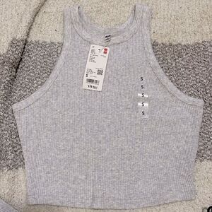 NWT- Uniqlo - S & XL. Ribbed Crop Tank